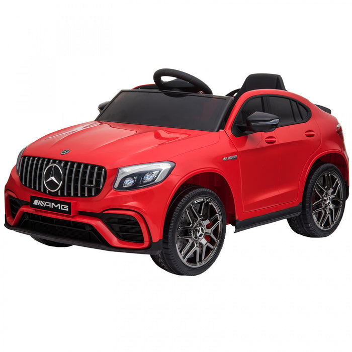 Aosom Officially Licensed Kids Powered Ride-On Car 12v Electric Ride On Car Perfect Toy Gift With Remote Control Suspension Wheel, Red