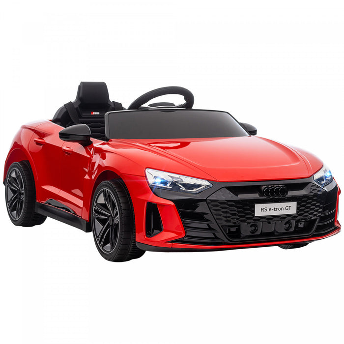 Aosom Electric Powered Ride-On Car With Remote Control, 12v 3.1 Mph Kids Ride-on Toy For Boys And Girls With Suspension System, Horn Honking, Music, Lights, Red