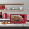 Salton NuRetro Digital Air Fryer Toaster Oven - Space Cherry Convection Toaster Oven