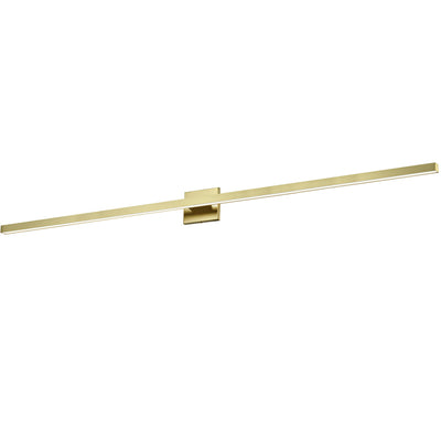 Dainolite Arandel Vanity Light 4"d 36w LED Aged Brass White Acrylic Diffuser Lamp|Lumière de coiffeuse Arandel de Dainolite de 4 po de diamètre en acrylique blanc qui diffuse la lumière, avec fini laiton vieilli et ampoule à DEL de 36 W