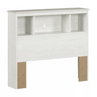 Summer Twin Breeze Bookcase Headboard with Storage - White Pine