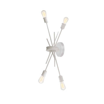 Dainolite Nebraska 4 Light Wall Sconce Matte White Finish Lamp|Applique murale Nebraska de Dainolite avec fini blanc mat et 4 ampoules