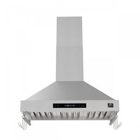 Forno Venezia 36 Inch Wall-Mounted Range Hood, Stainless Steel-FRHWM5503-36