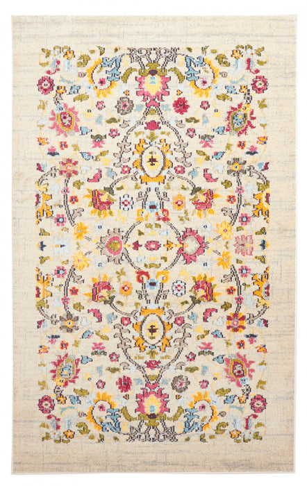 Rosa Ivory Rug 5'0\" x 8'0\"