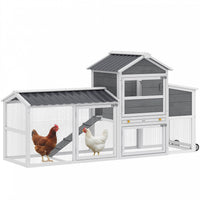 PawHut Chicken Coop with Wheels, 80