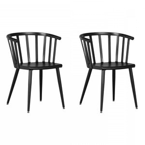 Flam Black Dining Chair - Set of 2
