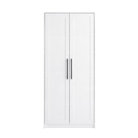 Elite Premium Home Accent Storage Cabinet with 5 Shelves - White