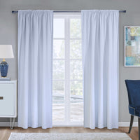 Ultimate White Multi-Header Lining Curtain Panel - 45