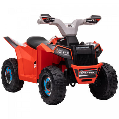 Aosom 6v Kids Atv Quad, Battery Powered Ride-On Electric Vehicle For Kids With Wear-resistant Wheels|Aosom Kids Atv Quad Car, 6v Four-wheeler For Kids With Forward Backward Function, Wear-resistant Whe