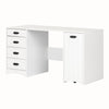 Artwork Sewing Craft Table And Storage - Pure White