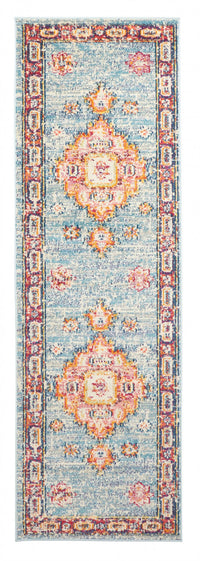 Lotus Blue Rug 2'8