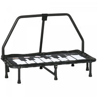 Soozier Kids Trampoline With Music Function Steel Frame Indoor Bouncer Rebounder Age 3 To 8 Years Ol