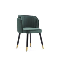 Manhattan Comfort Zephyr Velvet Dining Chair - Hunter Green