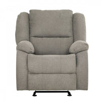 Tobin 36 in. Upholstered Rocker Recliner Chair - Grey