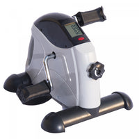 Soozier Portable Mini Exercise Bike Desk Pedal Indoor Cycle Fitness Hand Foot Exercise Machine W/ Lc