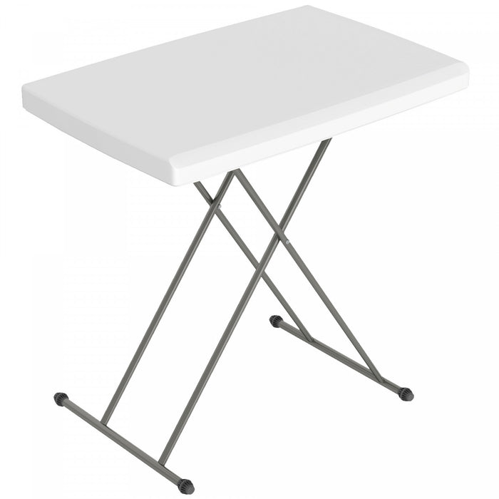Outsunny Folding Outdoor Table, 3-level Camping Table, Hdpe Picnic Table