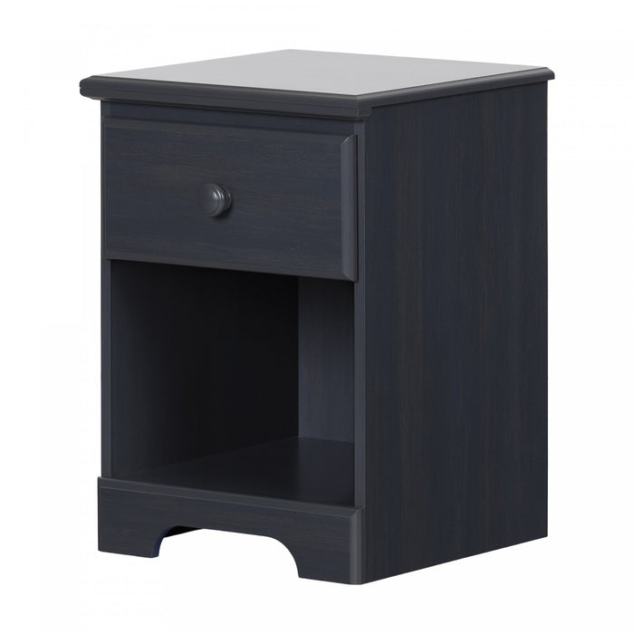 Summer Breeze 1-drawer Nightstand - Blueberry 