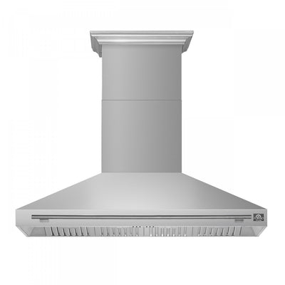 Forno Aria 60 Inch Wall-Mounted Stainless Steel Range Hood- FRHWM5095-60 | Hotte de cuisiniere murale Aria de 60 po en acier inoxydable-FRHWM5095-60