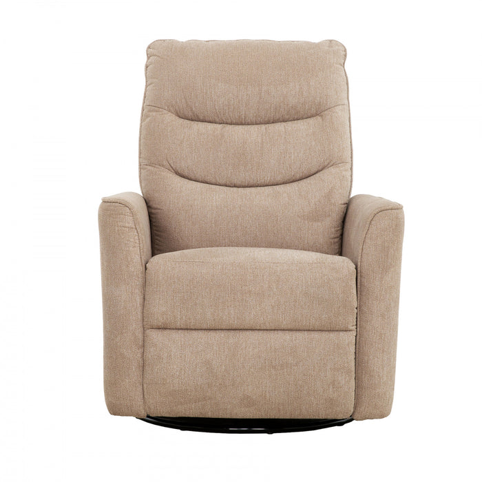 Sawyer 30 in. Upholstered Swivel Glider Recliner - Beige