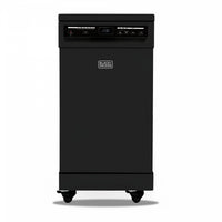 BCDP-Series BLACK+DECKER 18-Inch Portable Dishwasher, 8-Place Setting Capacity 