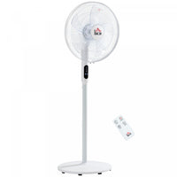 Homcom 18-inch Pedestal Fan With 18h Timer