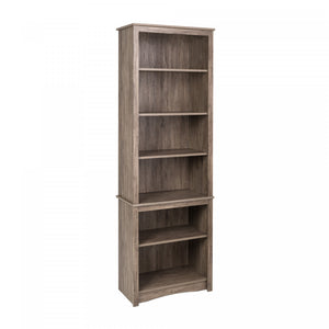 Tall Bookcase - Drifted Grey