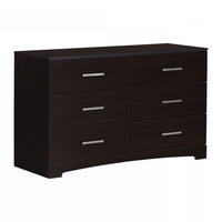 Gramercy 6-Drawer Double Dresser - Chocolate