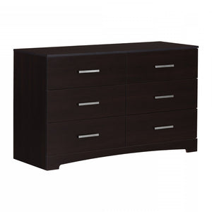 Gramercy 6-Drawer Double Dresser - Chocolate