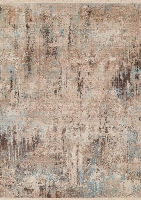 Malia Traditional 5'0\" x 7'9\" Area Rug in Blue Indoor Area Rug