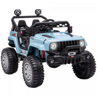 Aosom 12v Kids Ride-on Truck With Remote Control, Battery-operated Kids Car With Led Lights, Electri