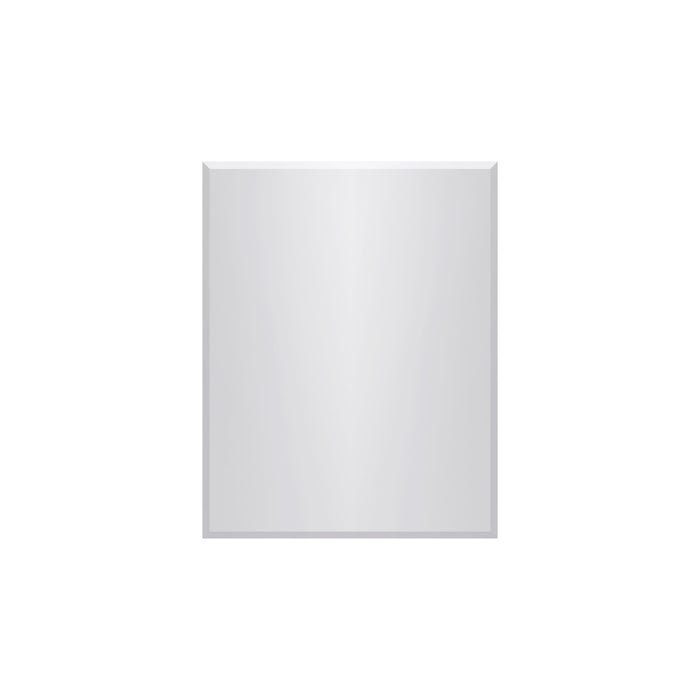 Dovetail 22 Inch Frameless Rectangular Mirror In Chrome
