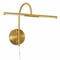 Dainolite Display/Exhibit LED Picture Light 6w Aged Brass Finish Lamp
