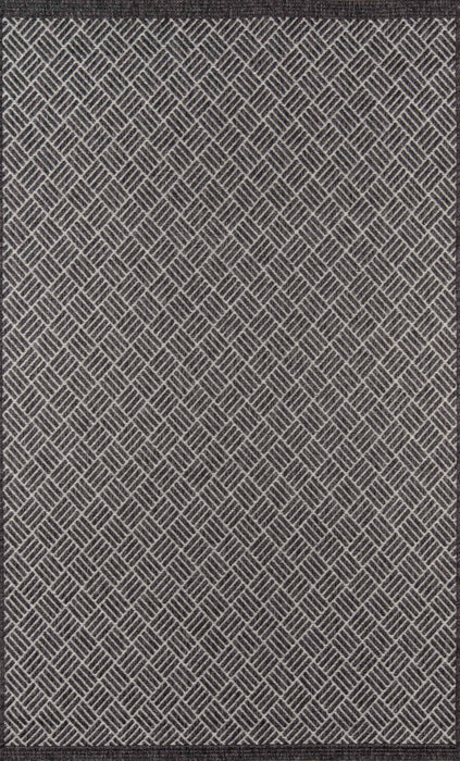 Eve Contemporary 7'10\" x 10'10\" Area Rug in Grey Indoor Area Rug