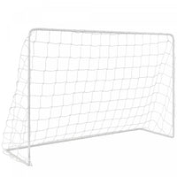 Soozier Soccer Goal, 6 x 4ft Portable Practice Soccer Net with Steel Frame