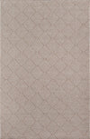 Laura Contemporary 6'7\" x 9'6\" Area Rug in Ivory Indoor Area Rug