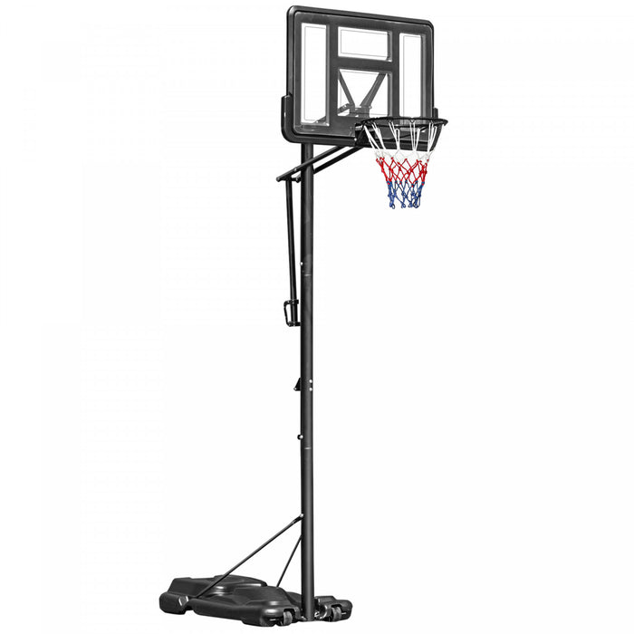 Soozier Mobile Basketball Stand Basketball Hoop With Height Adjustable