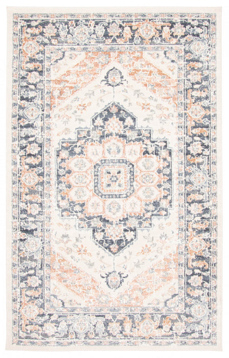 Heriza Ivory Area Rug - 5'0\" X 8'0\"   