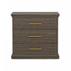 Clifford Traditional Nightstand in Walnut (3-Drawer)