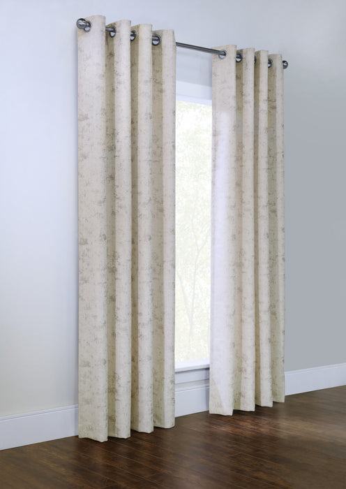 Habitat Tuscani Natural Light Filtering Grommet Curtain Panel - 54 x 84