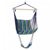 Outsunny Patio Hammock Chair, Hanging Hammock Padded Seat Air Deluxe Sky Swing With Footrest For Any Indoor Or Outdoor Spaces Camping Sleeping Reclining Chair