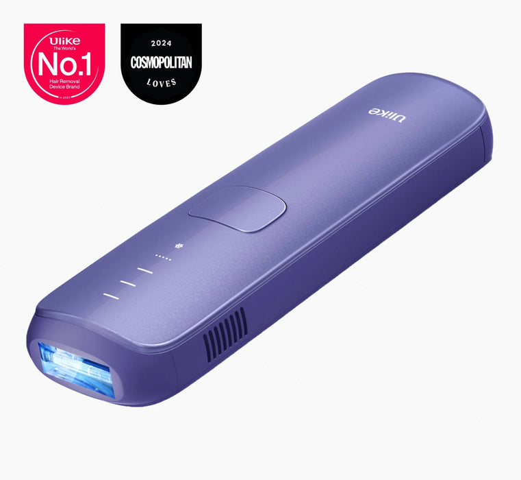 Ulike Air 3 IPL Hair Removal Device with Sapphire Ice-Cooling - Painless At-Home Laser - Purple\n