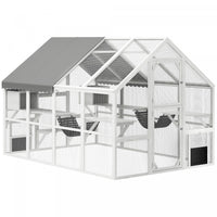PawHut Extra Large Catio Outdoor Cat Enclosure, 110
