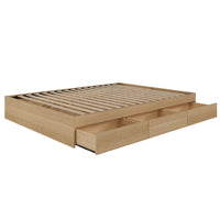 3-Drawer Storage Bed Frame, King