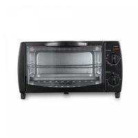 CHK Series Commercial Chef 4-Slice 10L Toaster Oven, 1000W, CHTO40B, Black