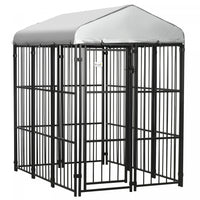 Pawhut 6 X 4 X 6ft Dog Kennel For Medium And Large Dogs, Outdoor Dog Playpen House With Uv-resistant
