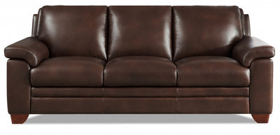 Hydeline Magnum Leather Sofa - Brown|Sofa Magnum de Hydeline en cuir - brun