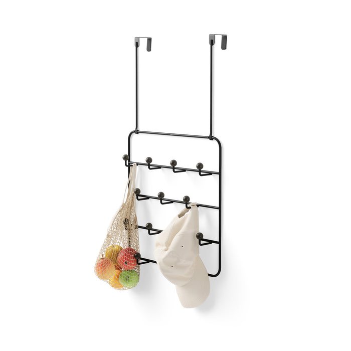 Umbra Estique Multi-Organizer Hooks - Black and Walnut