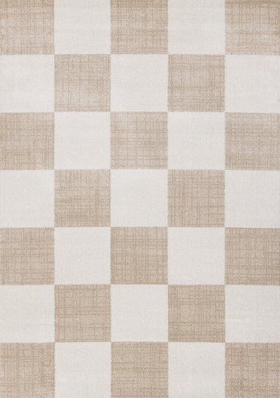 Covington Modern Checkered Indoor Area Rug - 5'3" x 7'7"|Carpette Covington à motif de damier moderne pour l’intérieur - 5 pi 3 po x 7 pi 7 po