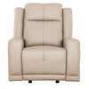Hollis 37 in. Upholstered Rocker Recliner Chair - Taupe