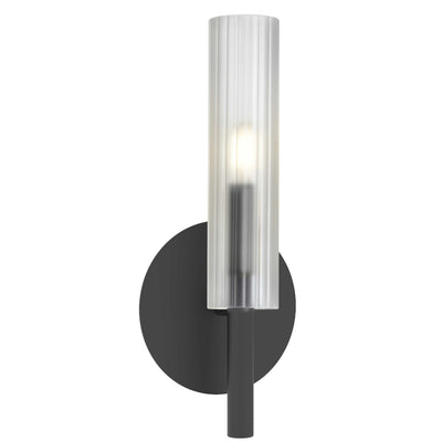 Dainolite Wand 1 Light Wall Sconce Matte Black Frosted Glass Lamp|Applique murale Wand de Dainolite en verre givré, avec fini noir mat et 1 ampoule